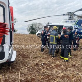 Padre da arquidiocese de Maringá é intubado e socorrido de helicóptero após acidente na região Foto 1 Fotos de Padre da arquidiocese de Maringá é intubado e socorrido de helicóptero após acidente na região