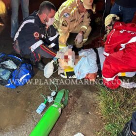 Fotos de Câmera registra acidente que deixou pai e filho feridos em Sarandi 