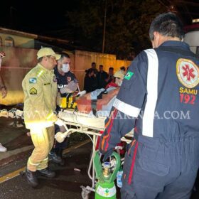 Fotos de Câmera registra acidente que deixou pai e filho feridos em Sarandi 