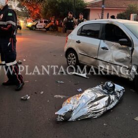 Perseguição policial termina em acidente com morte em Maringá Foto 1 Fotos de Perseguição policial termina em acidente com morte em Maringá