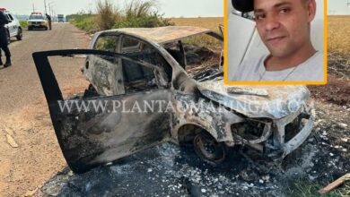 Fotos de Polícia investiga se carro encontrado incendiado em Sarandi foi usado na execução em Maringá  