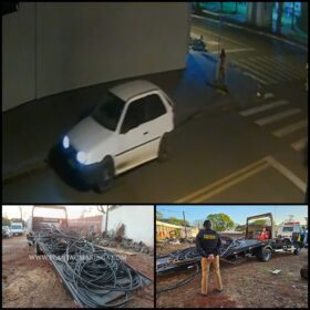 Fotos de Polícia Militar prende quadrilha e recupera quase 2 toneladas de fios em Maringá