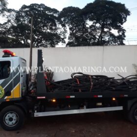 Fotos de Polícia Militar prende quadrilha e recupera quase 2 toneladas de fios em Maringá