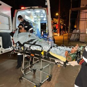 Fotos de Rapaz de 19 anos é socorrido com ferimentos graves após levar facada no peito em Sarandi
