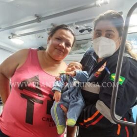 Fotos de Recém-nascido engasga com leite materno e é salvo por Policial Militar em Sarandi 