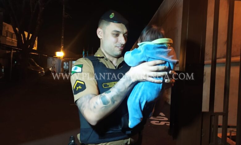 Fotos de Recém-nascido engasga com leite materno e é salvo por Policial Militar em Sarandi 