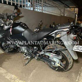 Fotos de Rotam recupera moto roubada, apreende arma e prende dois suspeitos após roubo em Maringá