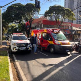 Vídeo mostra homem sendo atropelado por moto em Maringá Foto 1 Fotos de Vídeo mostra homem sendo atropelado por moto em Maringá