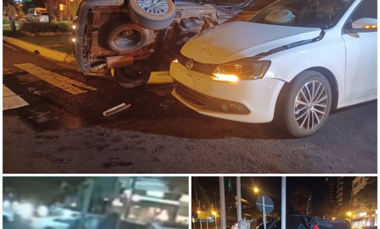 Fotos de Câmera de segurança registra acidente impressionante em Maringá
