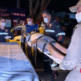 Fotos de Câmera de segurança registra motorista avançando preferencial e causando acidente em Maringá 