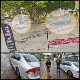 Fotos de Câmera de segurança registra tiroteio entre criminosos de facções rivais em Maringá