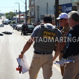 Fotos de Câmera registra momento de acidente que matou motoqueiro na manhã desta sexta-feira