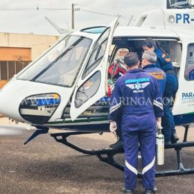 Fotos de Garota é baleada e socorrida de helicóptero ao Hospital Universitário de Maringá 