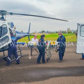 Fotos de Garota é baleada e socorrida de helicóptero ao Hospital Universitário de Maringá 