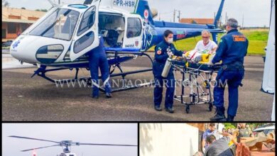 Fotos de Garota é baleada e socorrida de helicóptero ao Hospital Universitário de Maringá 