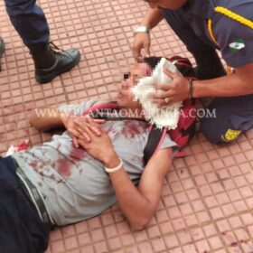 Fotos de Homem é agredido com tijoladas após brigas entre guardadores de carros em Maringá 