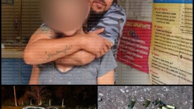 Fotos de Homem obrigado a se ajoelhar e é executado com 30 tiros na frente do filho de 9 anos, em Maringá