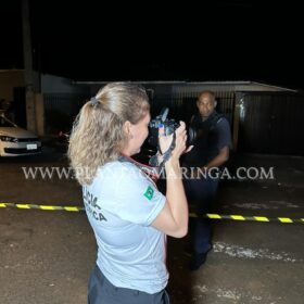 Fotos de Homens encapuzados atiram e matam adolescente de 17 anos em Maringá