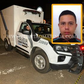 Fotos de Homens encapuzados atiram e matam adolescente de 17 anos em Maringá