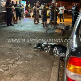 Fotos de Homens encapuzados atiram e matam adolescente de 17 anos em Maringá