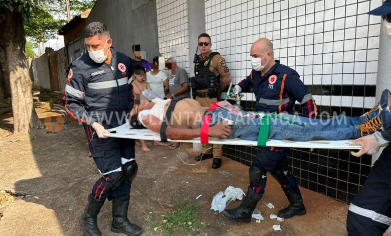 Homem é esfaqueado pela esposa após se recusar ir ao bar em Maringá Foto 1 Fotos de Homem é esfaqueado pela esposa após se recusar ir ao bar em Maringá