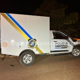 Fotos de Câmera registra homem sendo executado com 30 tiros na cabeça na frente do filho em Maringá