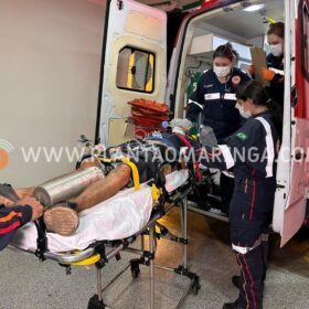 Fotos de Suspeito de furto sofre traumatismo craniano e é intubado após tentativa de linchamento