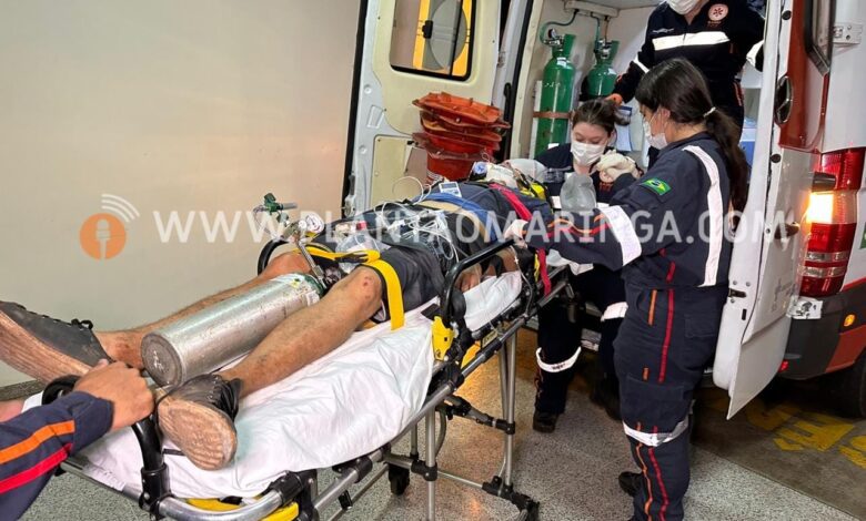 Fotos de Suspeito de furto sofre traumatismo craniano e é intubado após tentativa de linchamento