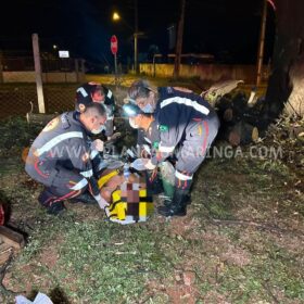 Fotos de Homem esfaqueado e agredido com tronco de árvore em Maringá morre no hospital  