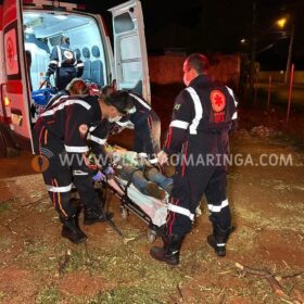 Fotos de Homem esfaqueado e agredido com tronco de árvore em Maringá morre no hospital  