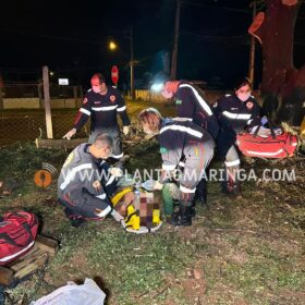 Fotos de Homem esfaqueado e agredido com tronco de árvore em Maringá morre no hospital  