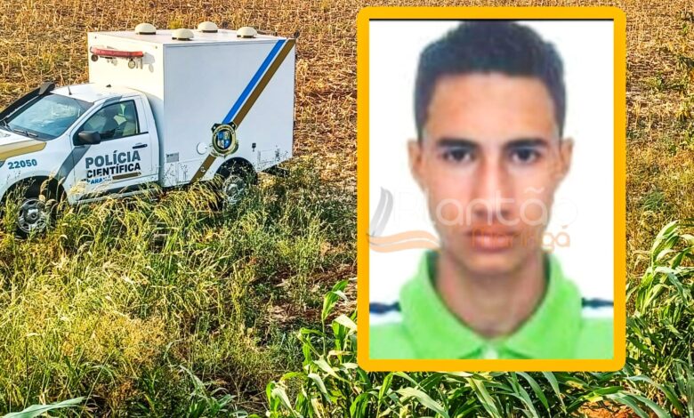 Fotos de Jovem morto a tiros e que teve o corpo desovado na Zona Rural de Maringá é identificado 