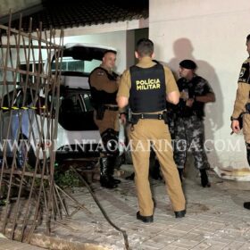 Fotos de Polícia Militar prende suspeitos de matar médica e atirar contra o primo dela em Maringá, durante um roubo 