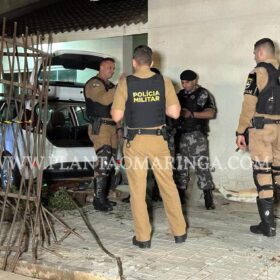 Fotos de Polícia Militar prende suspeitos de matar médica e atirar contra o primo dela em Maringá, durante um roubo 