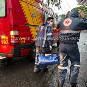Moça é intubada após grave acidente de trânsito em Maringá Foto 1 Fotos de Moça é intubada após grave acidente de trânsito em Maringá