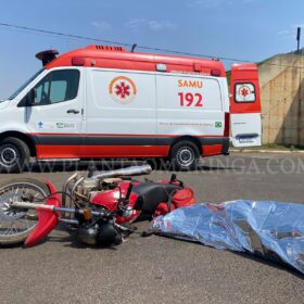 Fotos de Motociclista morre após ter cabeça esmagada durante colisão em Maringá
