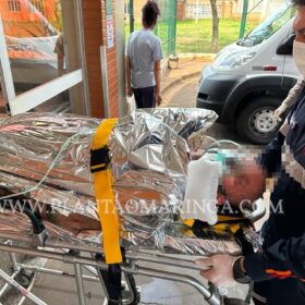Fotos de Motorista é socorrido em estado grave após ser esfaqueado e ter o carro roubado em Maringá