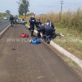 Fotos de Motorista morre após ser ejetado em capotamento em Maringá