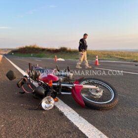Fotos de Mulher morre após cair de moto e ser atropelada por vários veículos em Maringá
