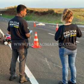 Fotos de Mulher morre após cair de moto e ser atropelada por vários veículos em Maringá