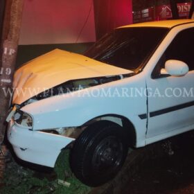 Fotos de Pai e filha ficam feridos após batida entre moto e carro, em Maringá