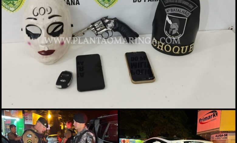 Quadrilha tenta fazer 'arrastão' para roubar veículos em viaduto de Maringá Foto 1 Fotos de Quadrilha tenta fazer 'arrastão' para roubar veículos em viaduto de Maringá