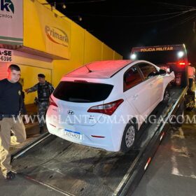 Fotos de Quadrilha tenta fazer 'arrastão' para roubar veículos em viaduto de Maringá 