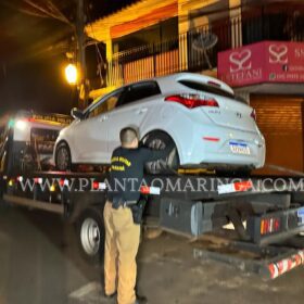 Fotos de Quadrilha tenta fazer 'arrastão' para roubar veículos em viaduto de Maringá 