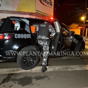 Fotos de Quadrilha tenta fazer 'arrastão' para roubar veículos em viaduto de Maringá 