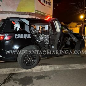Fotos de Quadrilha tenta fazer 'arrastão' para roubar veículos em viaduto de Maringá 