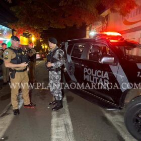 Fotos de Quadrilha tenta fazer 'arrastão' para roubar veículos em viaduto de Maringá 