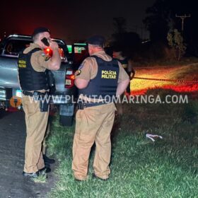 Fotos de Criminoso morre após perseguição e troca de tiros com o Rocam de Maringá