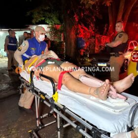 Fotos de Homem baleado em Maringá no fim de semana tenta assassinar ex-companheira após sair do hospital