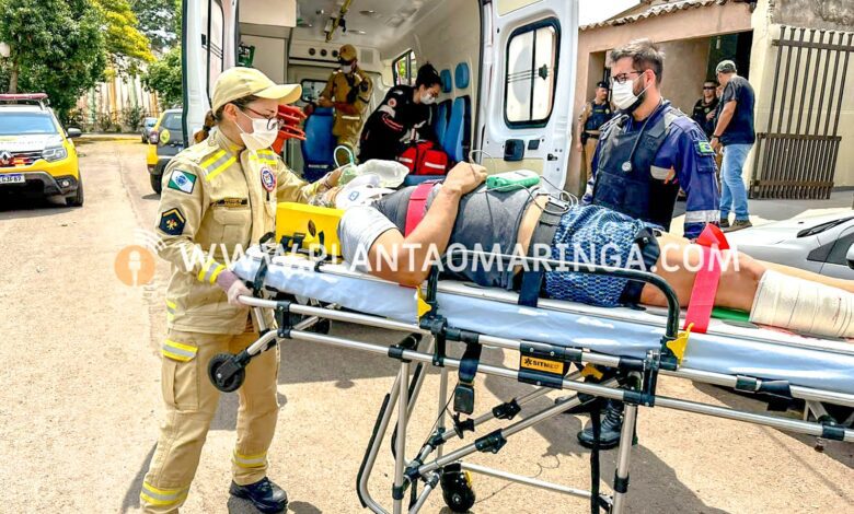 Fotos de Homem condenado por estupro é baleado após atacar policiais com faca em Sarandi 